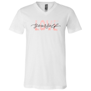 Love Yourself V-Neck T-Shirt White