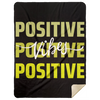 Positive Vibes Premium Mink Sherpa Blanket 60x80