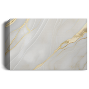 White and Gold Canvas 1.5in Frame