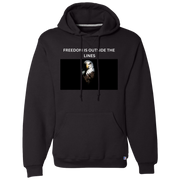 Freedom Is Outside The Lines Pullover Hoodie Black