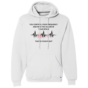 You Control Your Frequency Pullover Hoodie White