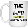 The Limit 15 oz. White Mug