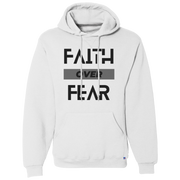 Faith Over Fear Pullover Hoodie White