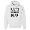 Faith Over Fear Pullover Hoodie White