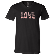 Love Yourself  Black V-Neck T-Shirt