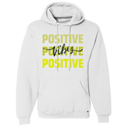 Positive Vibes Pullover Hoodie White