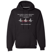 You Control Your Frequency Pullover Hoodie Black