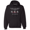 You Control Your Frequency Pullover Hoodie Black