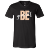 Be Yourself Black V-Neck T-Shirt