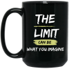 The Limit 15 oz. Black Mug